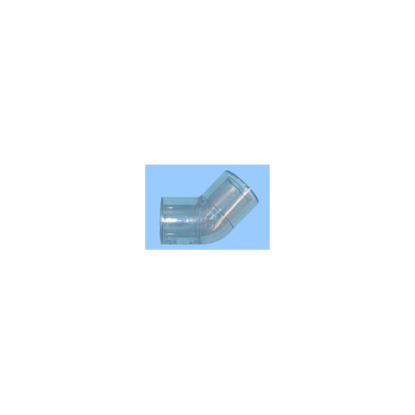 Professional Plastics Clear PVC Schedule 40 45DG ST EL-SLXSL, 417-025L - 2-1/2 Inch (1 Pcs) FITPVCCLELL452.50S40-417025L1 - main